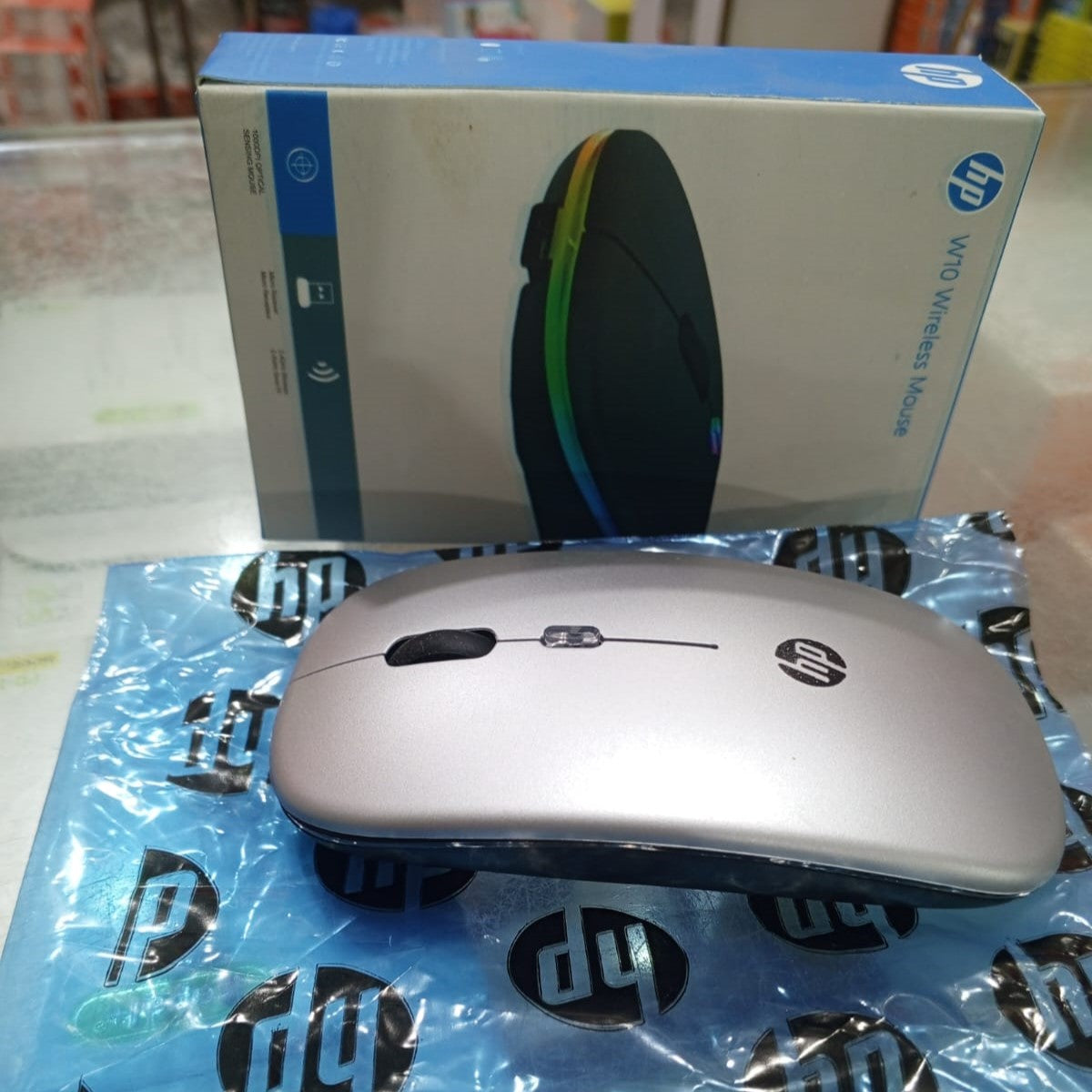 Dual Mode Wireless Mouse - Bluetooth 5.1 & 2.4GHz Rechargeable RGB Mouse with Symphony Lighting