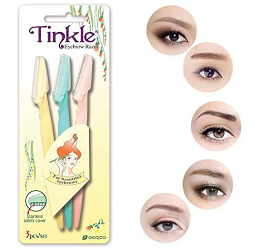 Original Tinkle Eyebrow Razor & Facial Hair Trimmer - Pack of 3