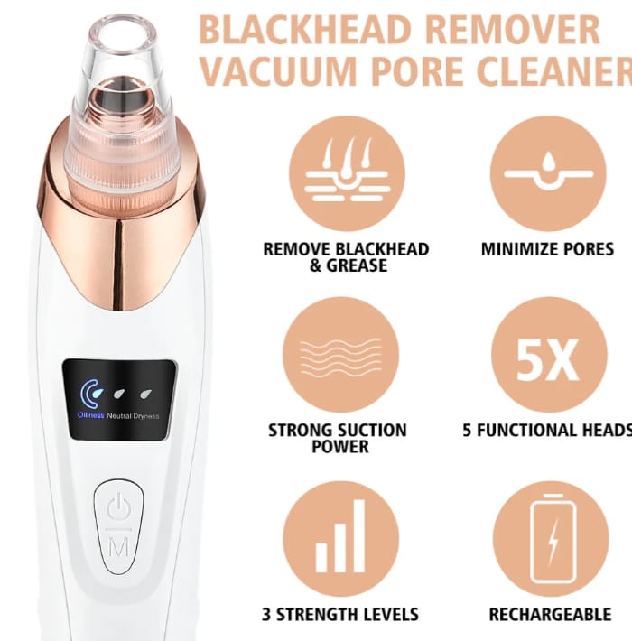 Electric Blackhead Remover Vacuum Pore Cleaner