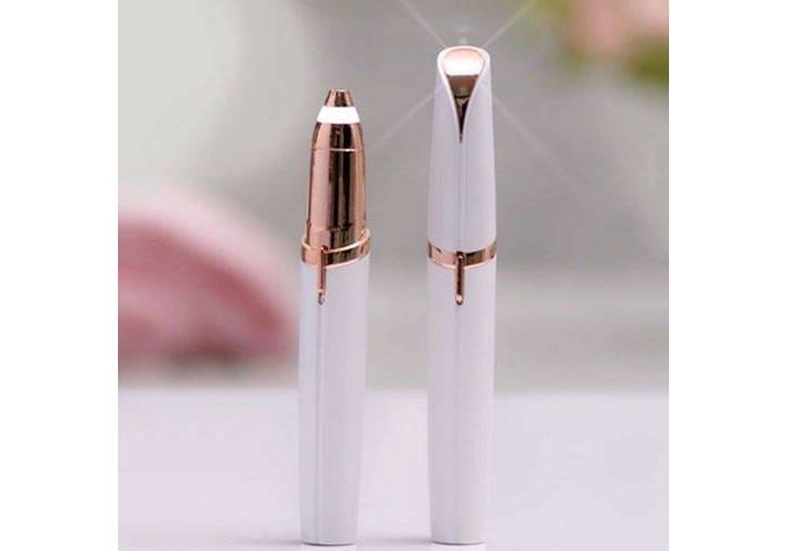 Precision Touch Electric Eyebrow Trimmer & Painless Facial Hair Remover
