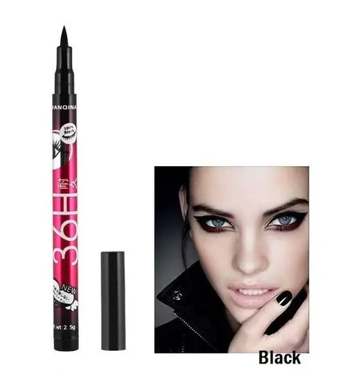 (pack of 2) 2-in-1 Waterproof Winged Eyeliner Stamp & Liquid Pen