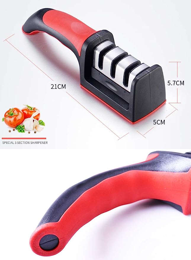 3-in-1 Professional Knife Sharpener - Premium Kitchen Tool