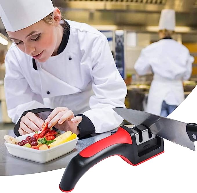 3-in-1 Professional Knife Sharpener - Premium Kitchen Tool