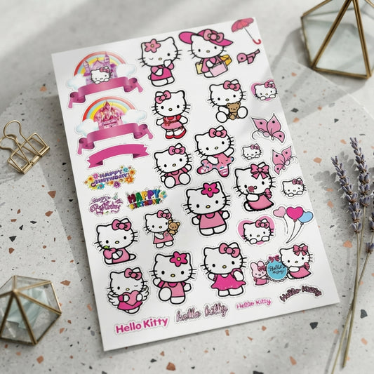 Cute Hello Kitty Laptop Stickers & Decals - Waterproof