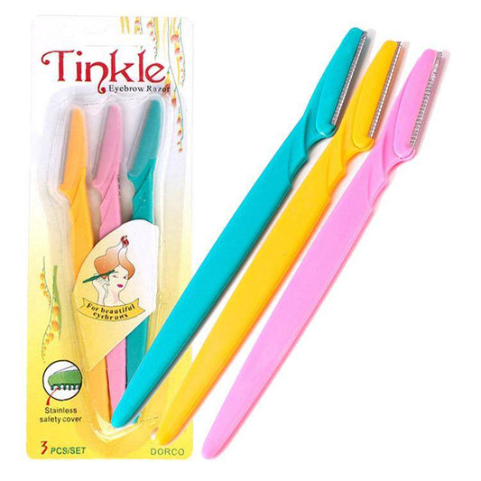 Original Tinkle Eyebrow Razor & Facial Hair Trimmer - Pack of 3